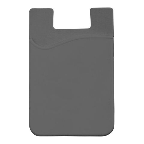 Slim Silicone Card Wallet Gray | No Imprint | not available | not available