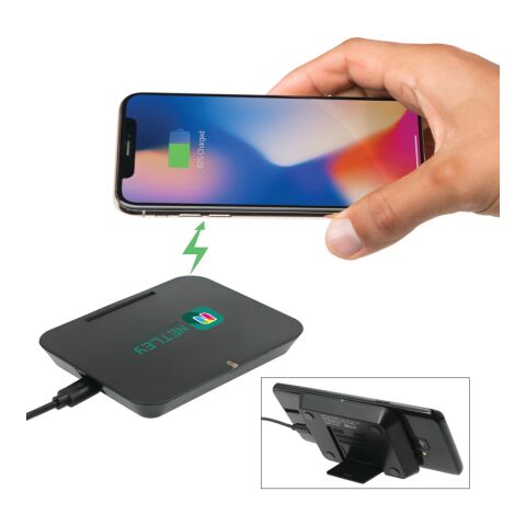 Optic Wireless Charging Phone Stand Black | No Imprint | not available | not available