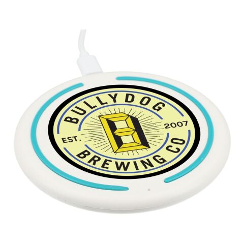 Recycled ABS Fast Wireless Charging Pad White | No Imprint | not available