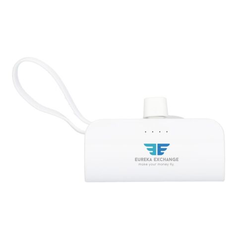 Hue 5000 mAh Power Bank with Multi Tips White | No Imprint | not available | not available