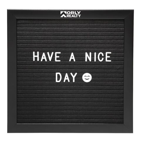 Felt Board with Letters Black | No Imprint | not available | not available