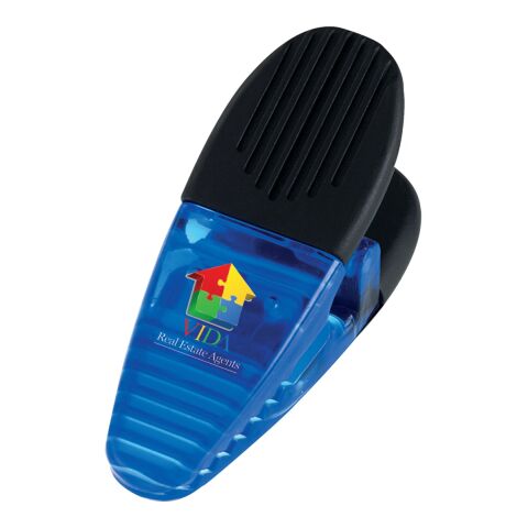 Magnetic Memo Clip Transparent Blue | No Imprint | not available | not available