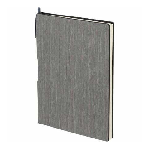 6" x 8.5" Bari Notebook with Pen Gray | No Imprint | not available | not available