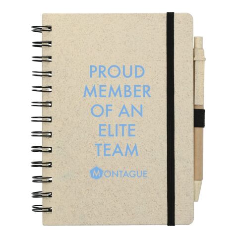 5&quot; x 7&quot; Wheat Straw Notebook With Pen Light Yellow | No Imprint | not available | not available