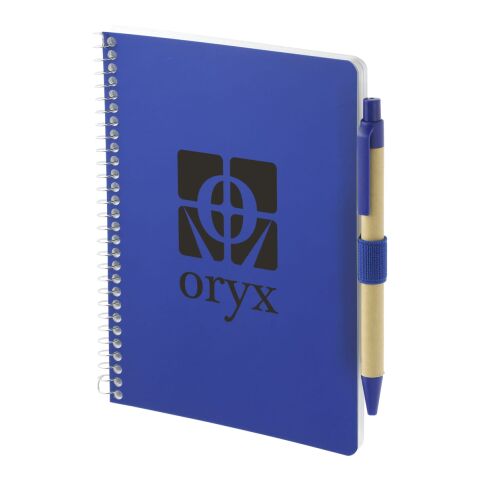 5” x 7” FSC® Mix Spiral Notebook with Pen Blue | No Imprint | not available | not available