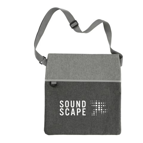 Double Heather RPET Crossbody Tote Standard | Graphite | No Imprint | not available | not available