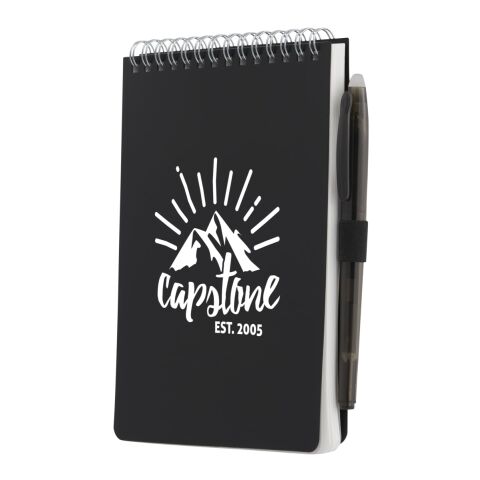 5” x 7” Mineral Stone Field Reporter Notebook w/Pe Black | No Imprint | not available | not available