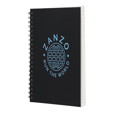 5” x 7” Mineral Stone Field Spiral  Notebook Black | No Imprint | not available | not available
