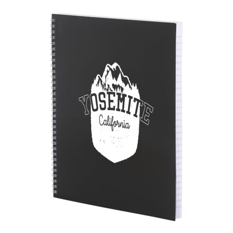 8.5" x 11 FSC Mix Remark 1-subject Notebook Black
