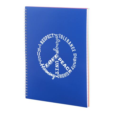 8.5" x 11" Remark FSC Recycled 5-subject Notebook Blue