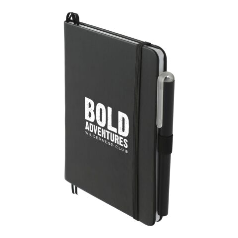 5&quot; x 7&quot; Bulleting Bound Notebook w Pen Black | No Imprint | not available | not available