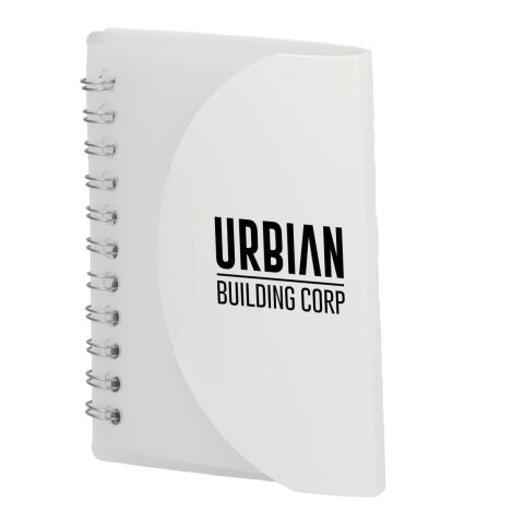 3.4” x 4.5” FSC® Recycled Post Spiral Notebook White | No Imprint | not available | not available