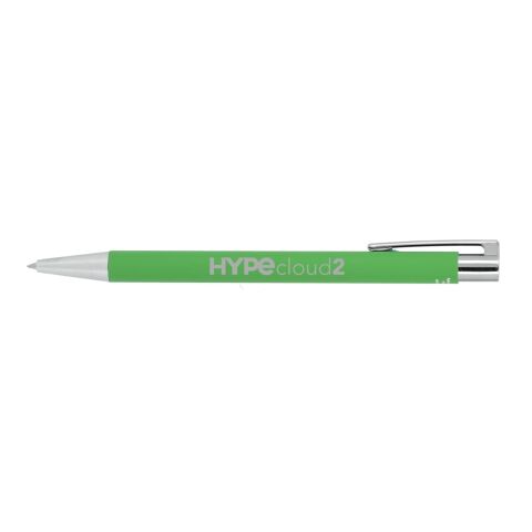 Maxi Recycled Aluminum Soft Touch Gel Pen Green
