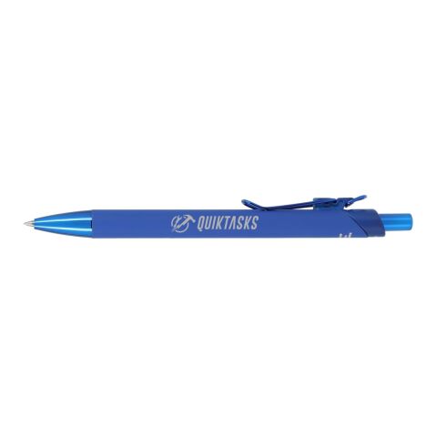 Metallic Recycled Aluminum Soft Touch Gel Pen Standard | Royal Blue | No Imprint | not available | not available