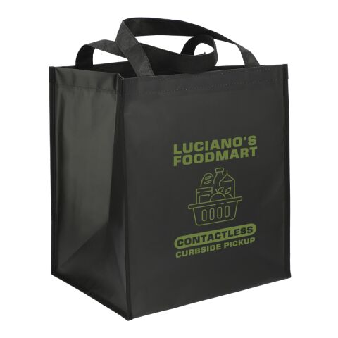 Double Laminated Wipeable Grocery Tote Black | No Imprint | not available | not available