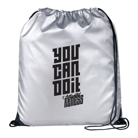 Oriole Reflective Drawstring Bag Metallic Silver | No Imprint | not available | not available
