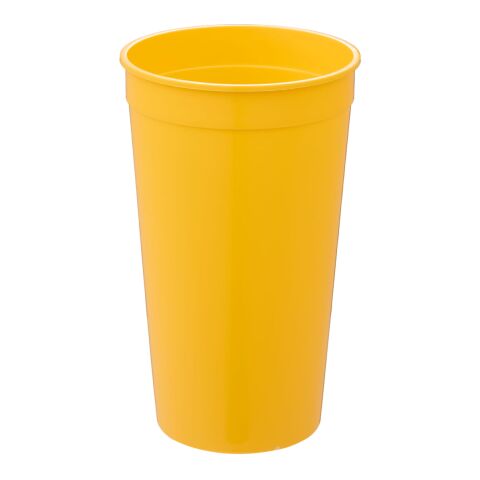 Solid 32oz Stadium Cup Yellow | No Imprint | not available | not available