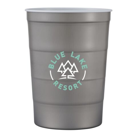 Recyclable Steel Chill-Cups™ 16oz Gray