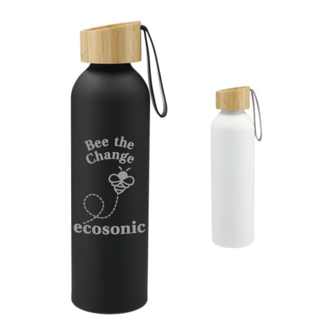 Ryze 22oz Aluminum Sports Bottle w/ Bamboo lid Black | No Imprint | not available | not available