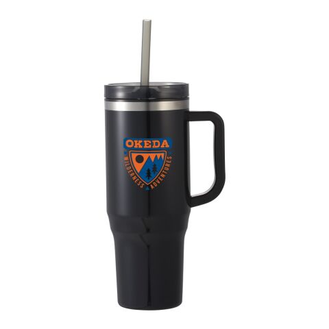 Thor 40oz Eco-Friendly Straw Tumbler Black