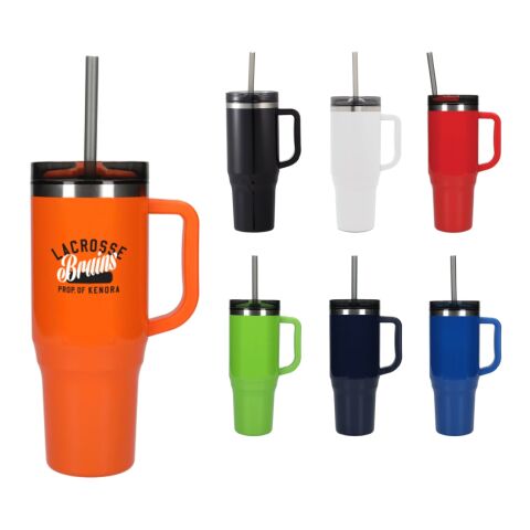 Thor 40oz Eco-Friendly Straw Tumbler Orange
