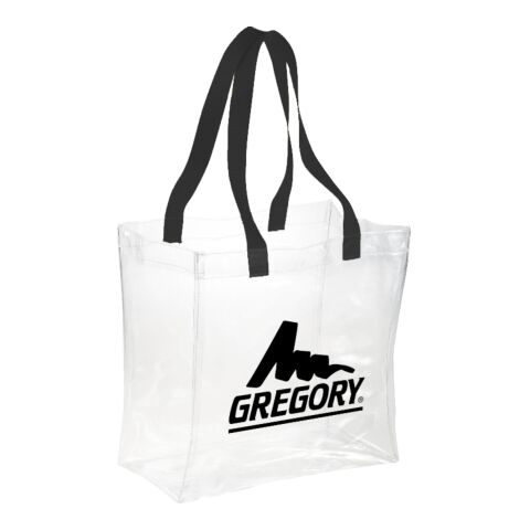 Rally Clear Stadium Tote Black | No Imprint | not available | not available