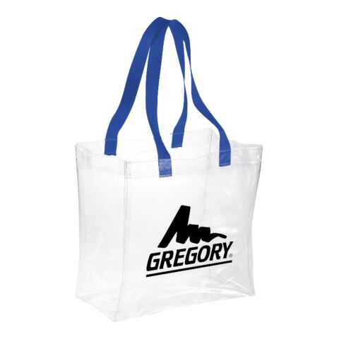 Rally Clear Stadium Tote Royal Blue | No Imprint | not available | not available
