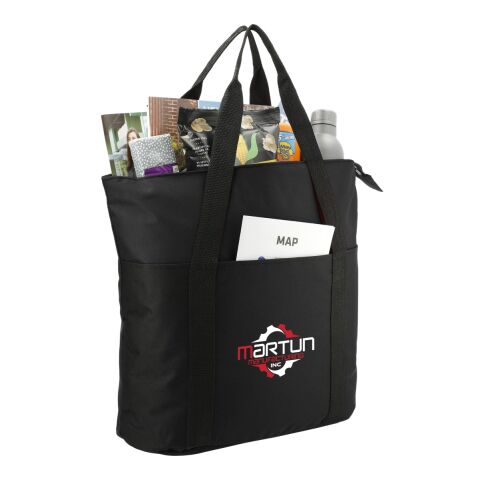 Heavy Duty Zippered Convention Tote Standard | Black | No Imprint | not available | not available