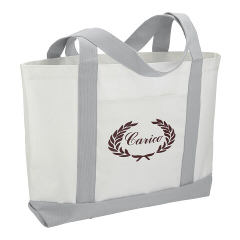 Large Boat Tote Standard | White-Grey Storm | No Imprint | not available | not available