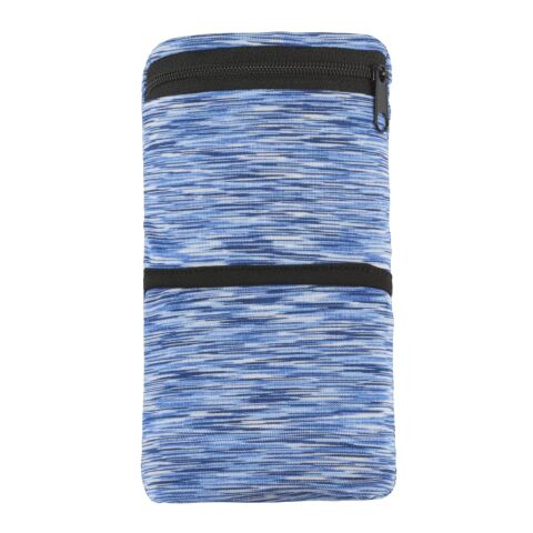 Cooling Heathered Wrist Band with Pocket Blue | No Imprint | not available | not available