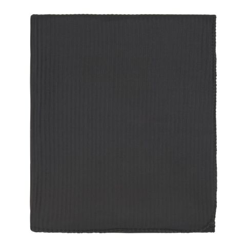Ribbed Fleece Blanket Standard | Black | No Imprint | not available | not available