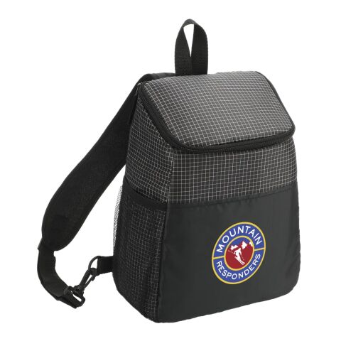 Grid Sling 12 Can Cooler Black | No Imprint | not available | not available