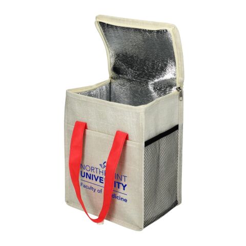 Ares Recycled Non-Woven 12 Can Cooler Red | No Imprint | not available | not available