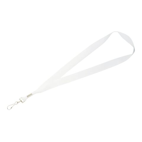 Full Color 1&quot; Lanyard w/ Hook White | No Imprint | not available | not available