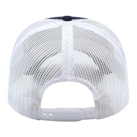 Cap America Two-Tone Trucker Mesh Back Cap Navy Blue-White | No Imprint | not available | not available