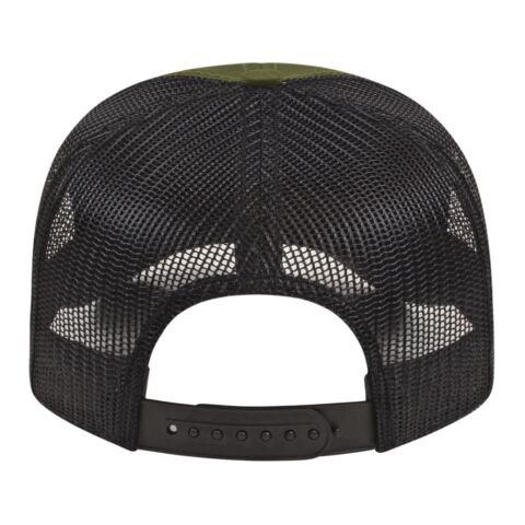 Cap America Trucker Mesh Back Cap Army Green-Black