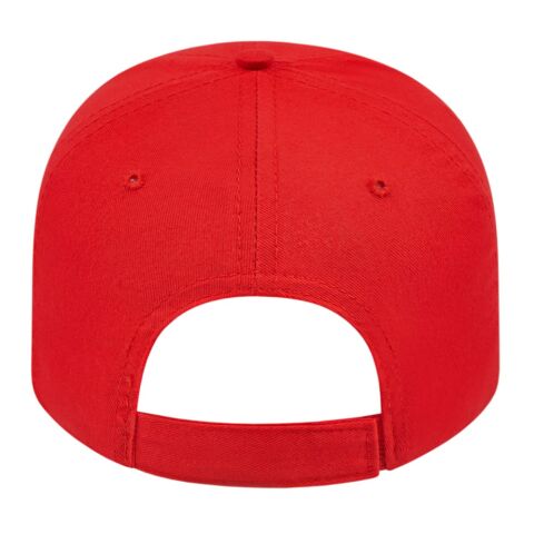 Cap America X-Tra Value Structured Cap Red | Embroidery | - Left Front Panel | 2.75 Inches × 2.00 Inches