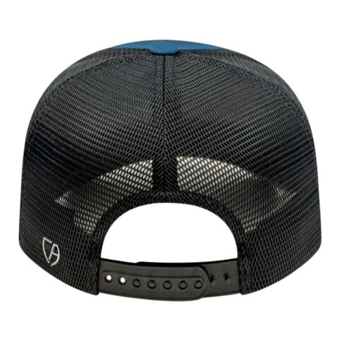 Cap America Premium Trucker Mesh Back Cap Black-Black | No Imprint | not available | not available