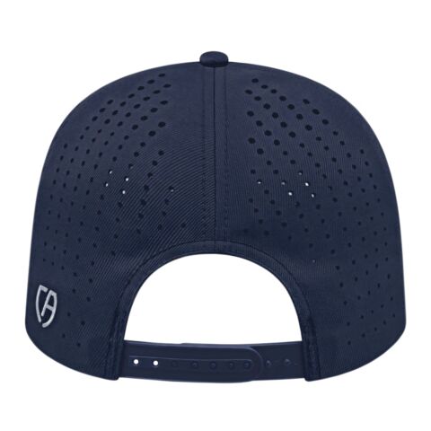 Cap America Perforated Performance Snap Back Cap Navy