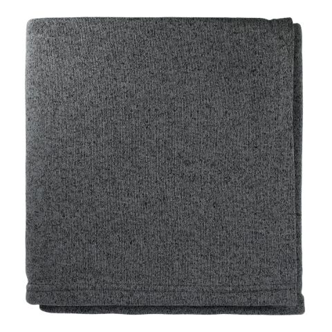 Heathered Fleece Blanket Standard | Black | No Imprint | not available | not available