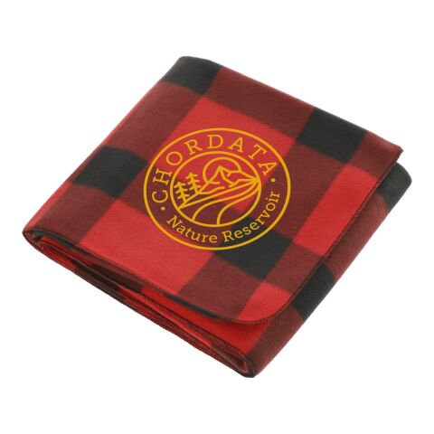 Buffalo Plaid Fleece Blanket Red-Black | No Imprint | not available | not available