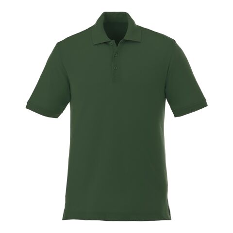 Mens CRANDALL Short Sleeve Polo Forest Green | L