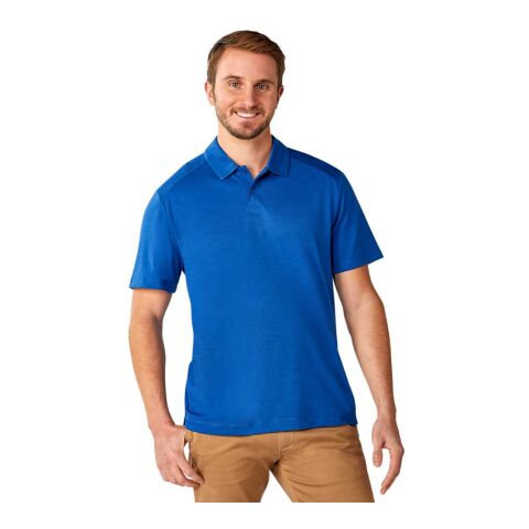 Men&#039;s AMOS Eco SS Polo Standard | Metro Blue | 3XL | No Imprint | not available | not available