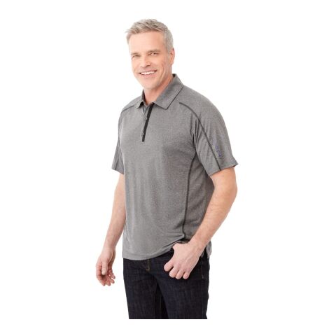Men&#039;s MACTA Short Sleeve Polo Standard | Charcoal-Black Smoke | M | No Imprint | not available | not available