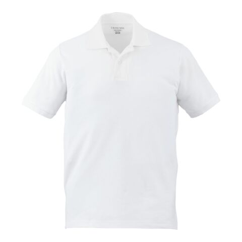 PALO Short Sleeve 100% Cotton Pique Polo - Men's Standard | White | 2XL | No Imprint | not available | not available