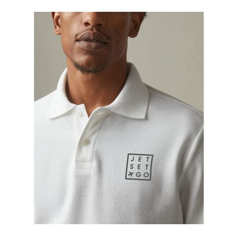 American Giant Cotton Pique Polo - Men's Standard | White | 2XL | No Imprint | not available | not available