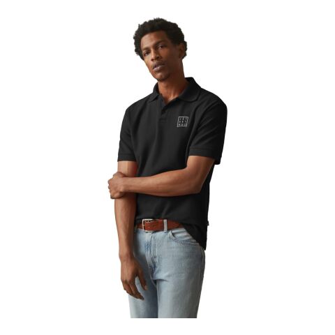 American Giant Cotton Pique Polo - Men's Standard | Black | S | No Imprint | not available | not available
