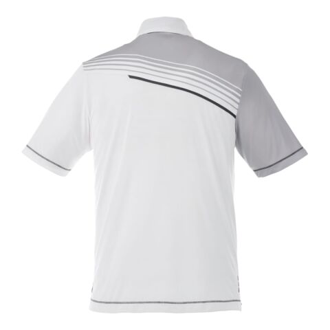 Men&#039;s PRATER Short Sleeve Polo Standard | White-Silver | 3XL | No Imprint | not available | not available