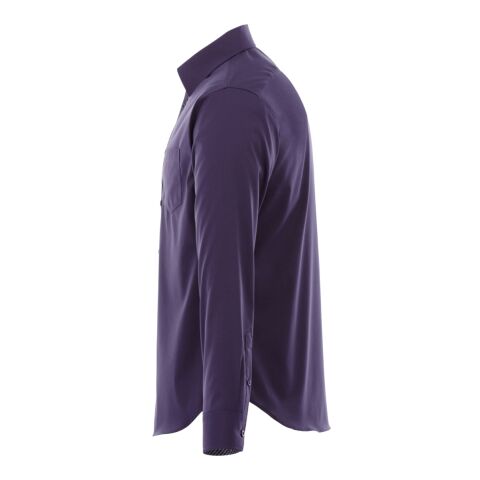 Men&#039;s CROMWELL Long Sleeve Shirt Standard | Dark Plum | L | No Imprint | not available | not available