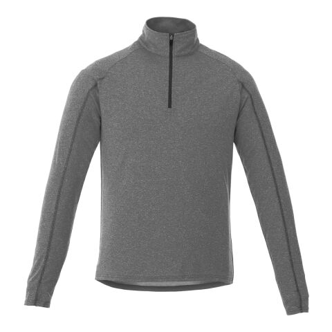Men&#039;s TAZA Knit Quarter Zip Standard | Heather Dark Charcoal | 4XL | No Imprint | not available | not available